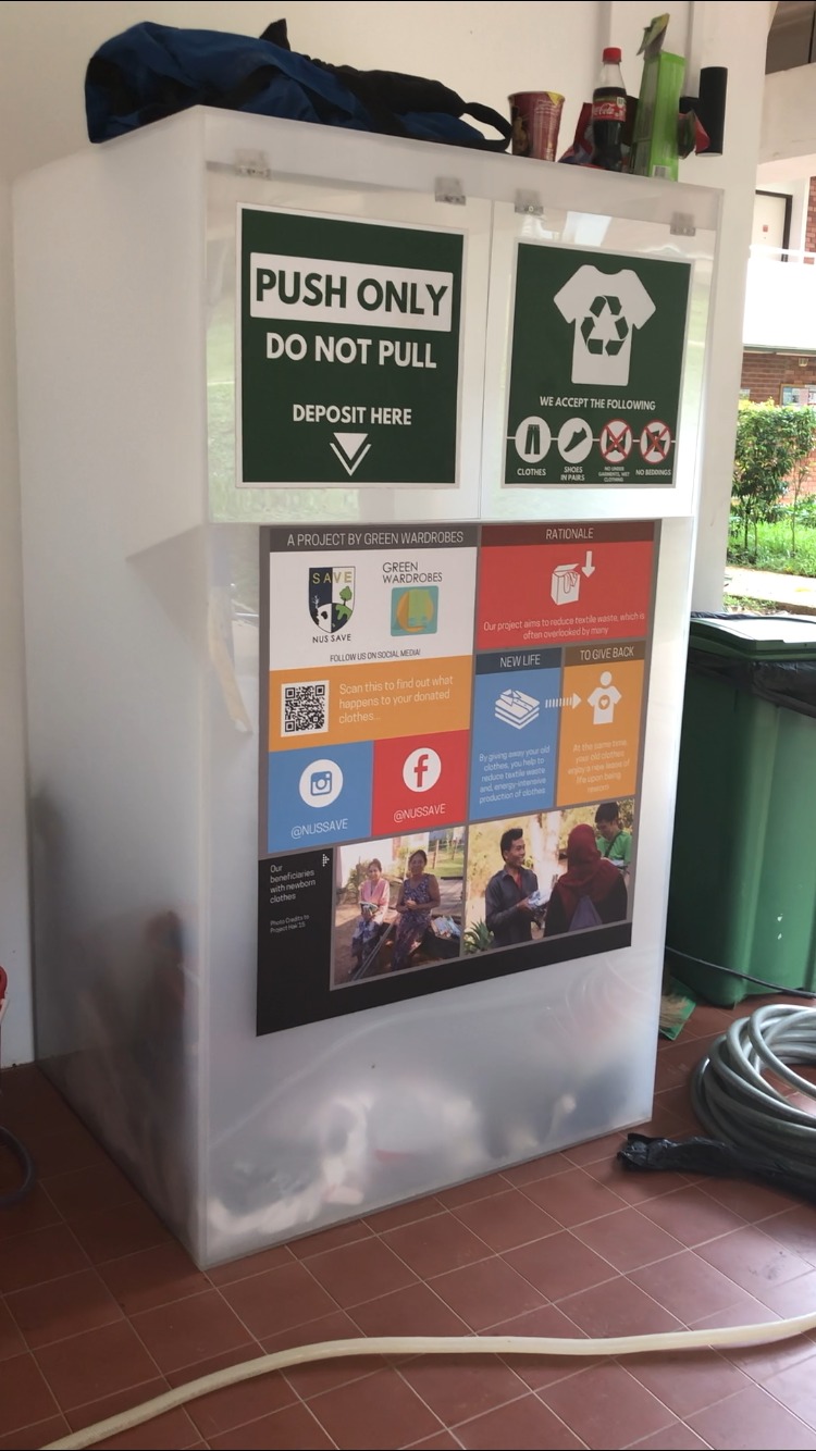 Partnering NUS Environment Group – 'Green Wardrobe'